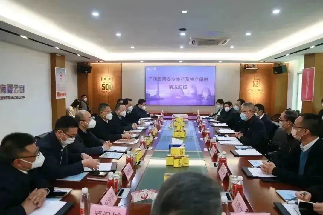 广东省应急治理厅厅长王中丙一行到广药集团白云山pp电子公司调研安全出产和抗疫药品出产保供工作